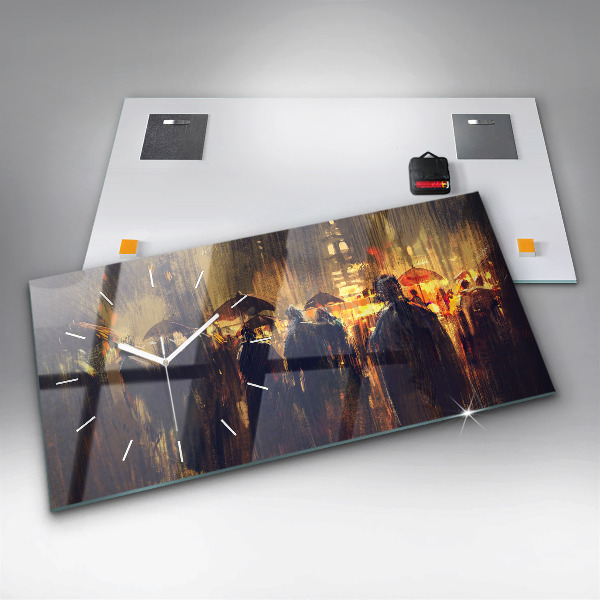 Horizontálne hodiny Impresionizmus v umení Rynek