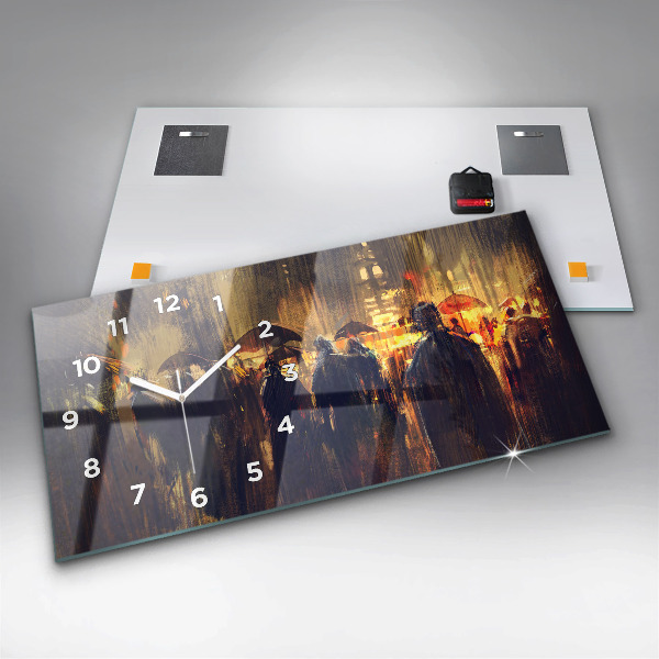 Horizontálne hodiny Impresionizmus v umení Rynek