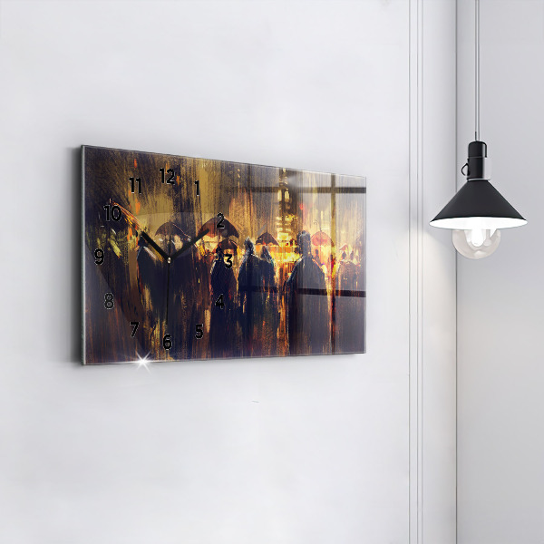 Horizontálne hodiny Impresionizmus v umení Rynek