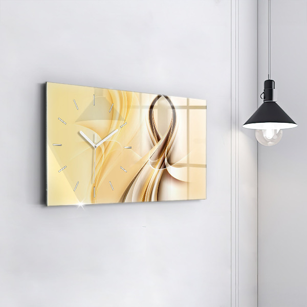 Horizontálne hodiny Abstraktné vlny