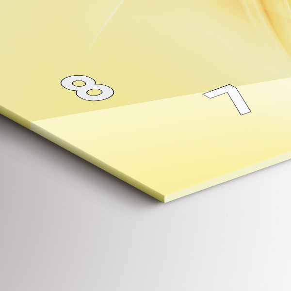 Horizontálne hodiny Abstraktné vlny