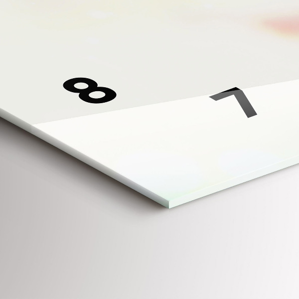 Horizontálne hodiny Jarné kvety