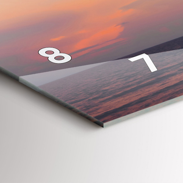 Horizontálne hodiny Surfovanie na pláži