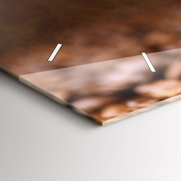 Horizontálne hodiny Kávové zrná