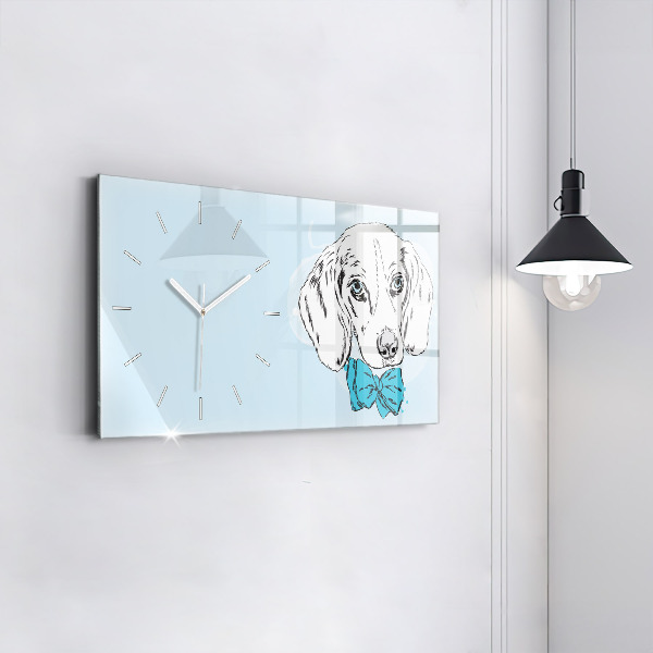 Horizontálne hodiny Šteniatko