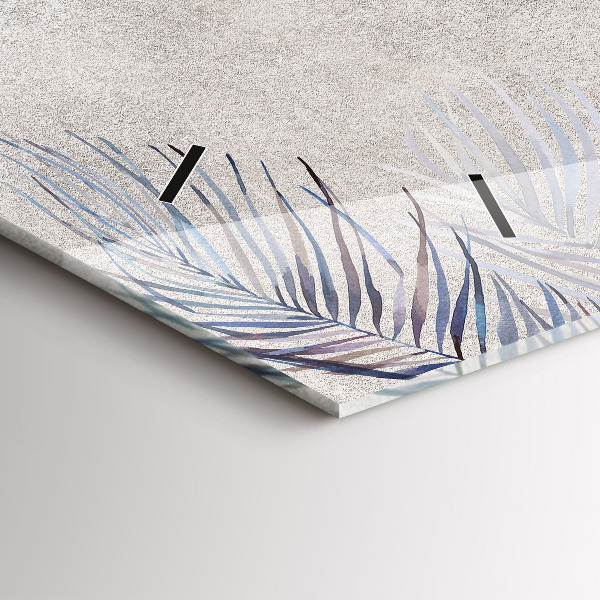 Horizontálne hodiny Palmový list