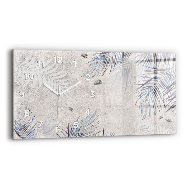 Horizontálne hodiny Palmový list
