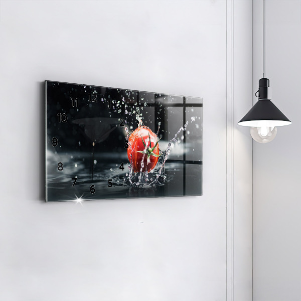 Horizontálne hodiny Paradajka