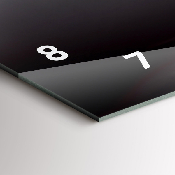 Horizontálne hodiny Pohár vína