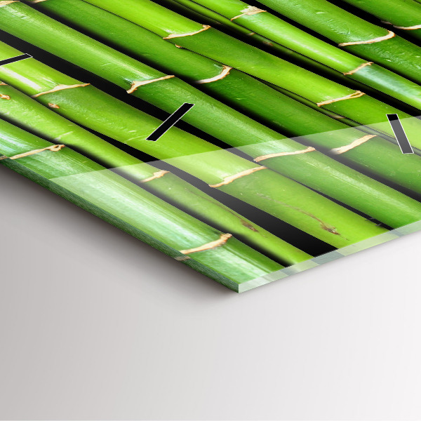 Štvorcové hodiny Ázijský bambus