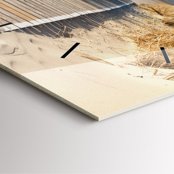 Štvorcové hodiny Výhľad na pláž