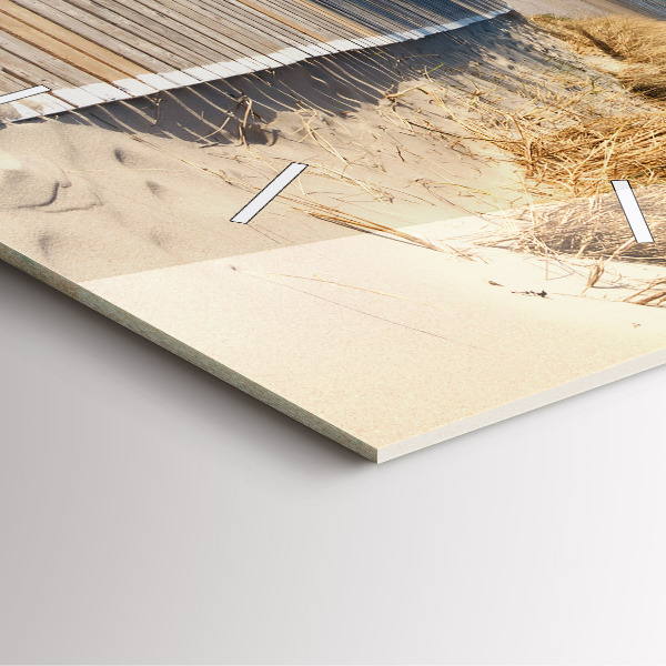 Štvorcové hodiny Výhľad na pláž