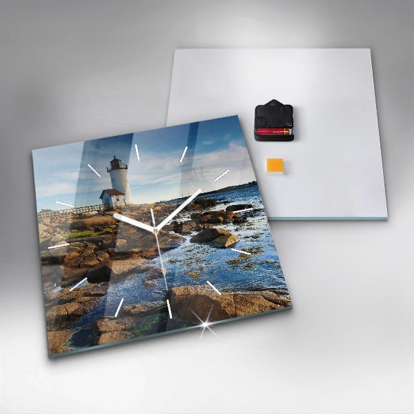 Štvorcové hodiny Maják Annisquam