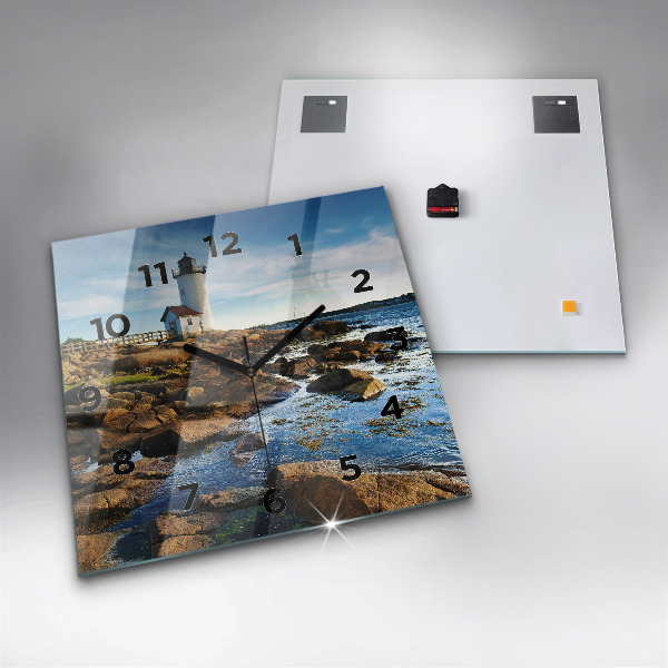 Štvorcové hodiny Maják Annisquam