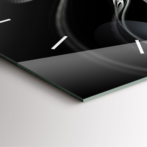 Štvorcové hodiny Abstraktný dym