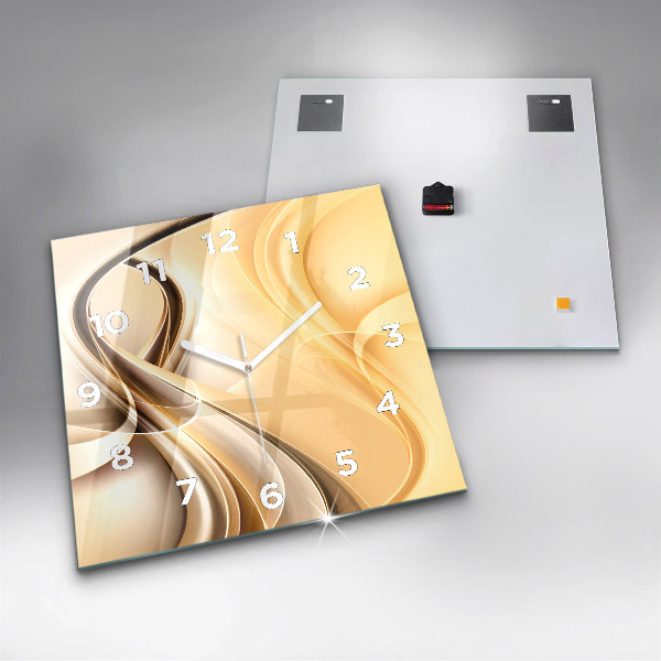 Štvorcové hodiny Abstraktné vlny