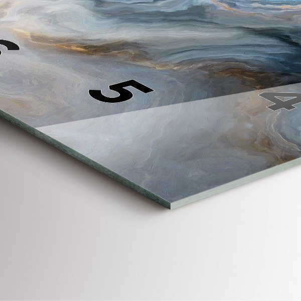 Štvorcové hodiny Mramorový vzor