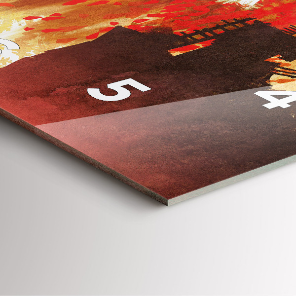 Štvorcové hodiny Nevesta na jeseň