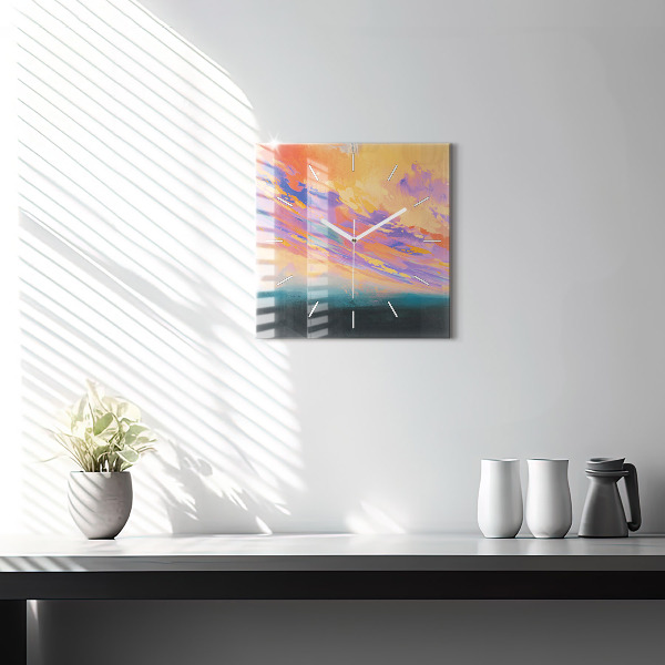 Štvorcové hodiny Platonická láska