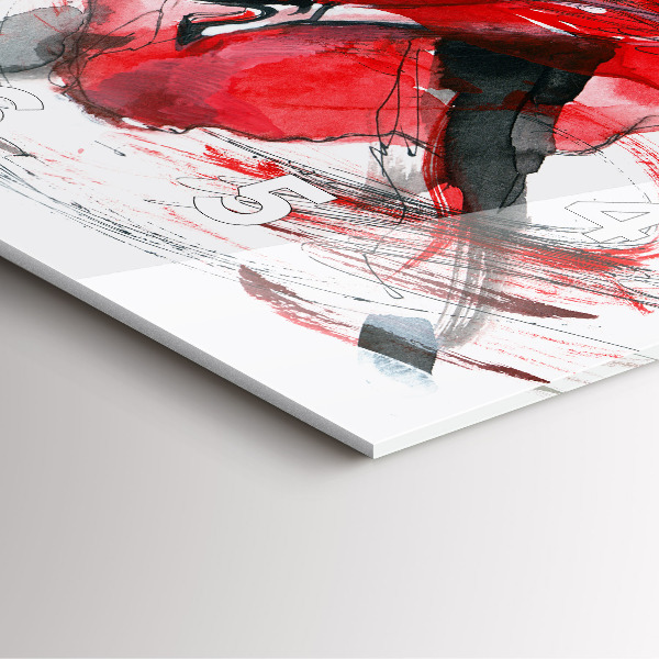 Štvorcové hodiny Tanečný pár