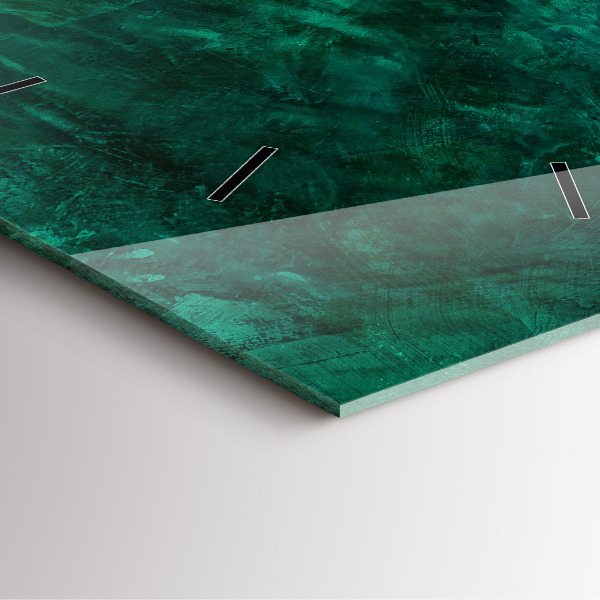 Štvorcové hodiny Smaragdová stena