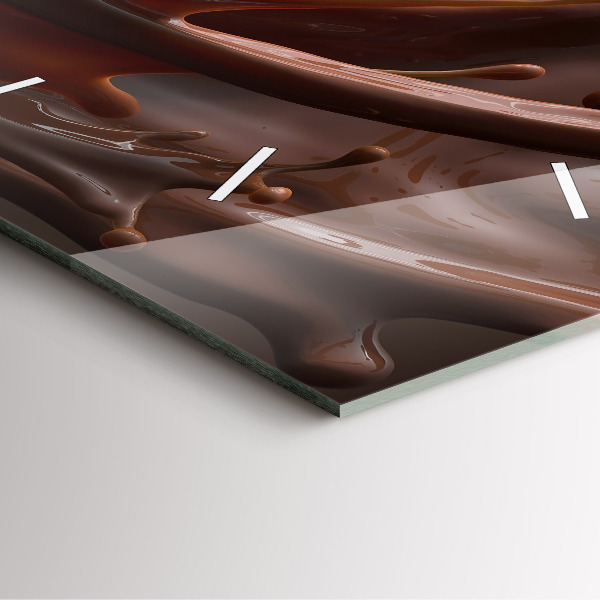 Štvorcové hodiny Kakaové vlny