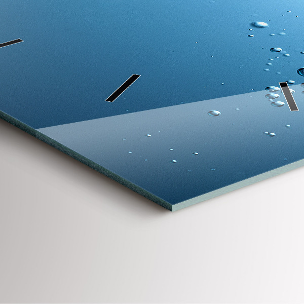 Štvorcové hodiny Pohľad pod vodu