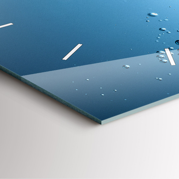 Štvorcové hodiny Pohľad pod vodu