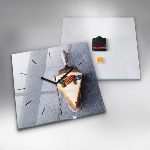 Štvorcové hodiny Kúsok koláča