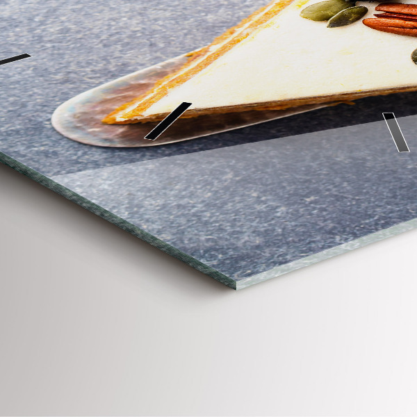 Štvorcové hodiny Kúsok koláča