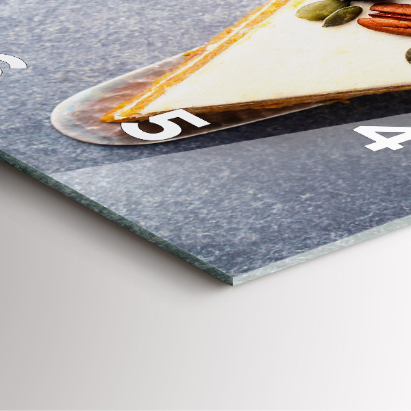 Štvorcové hodiny Kúsok koláča