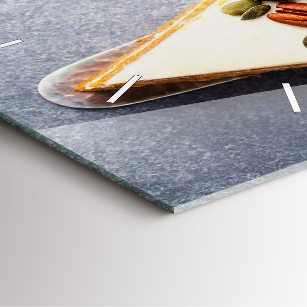 Štvorcové hodiny Kúsok koláča