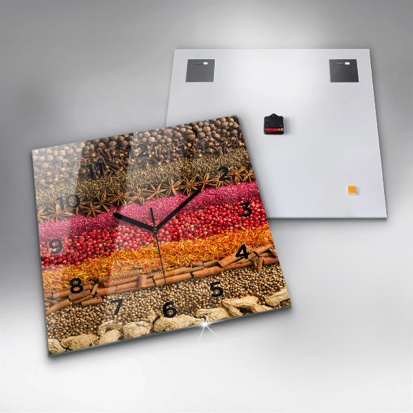 Štvorcové hodiny Riadky korenia