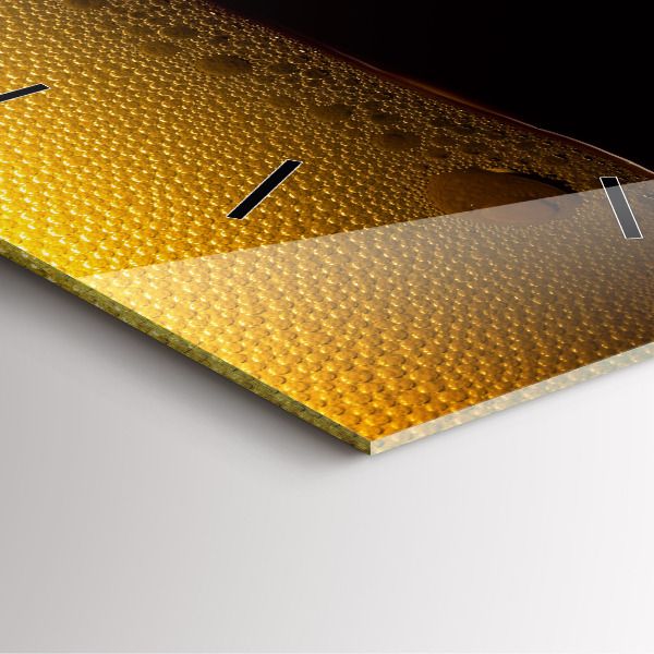 Štvorcové hodiny Pomarančový džús