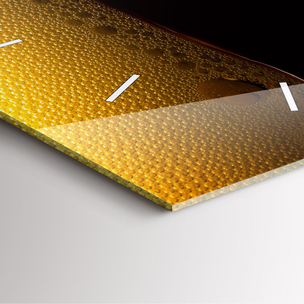 Štvorcové hodiny Pomarančový džús