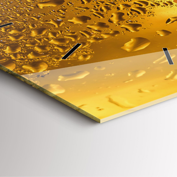 Štvorcové hodiny Hrnček piva