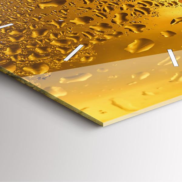 Štvorcové hodiny Hrnček piva