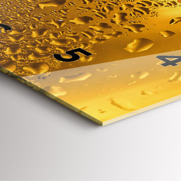 Štvorcové hodiny Hrnček piva