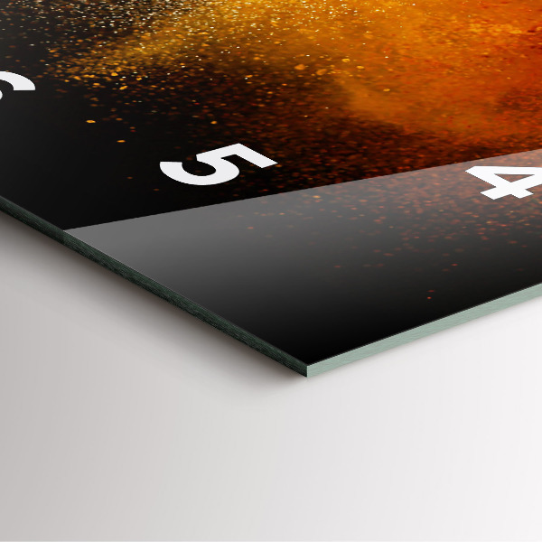 Štvorcové hodiny Korenie sa rozsypalo