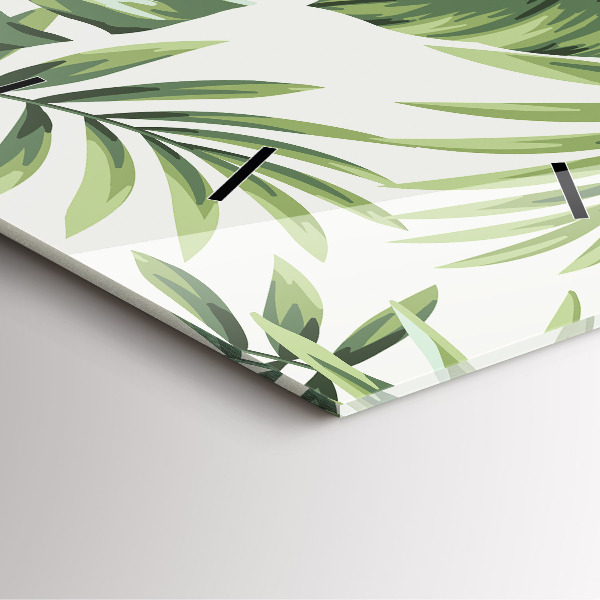 Štvorcové hodiny Tropický vzor