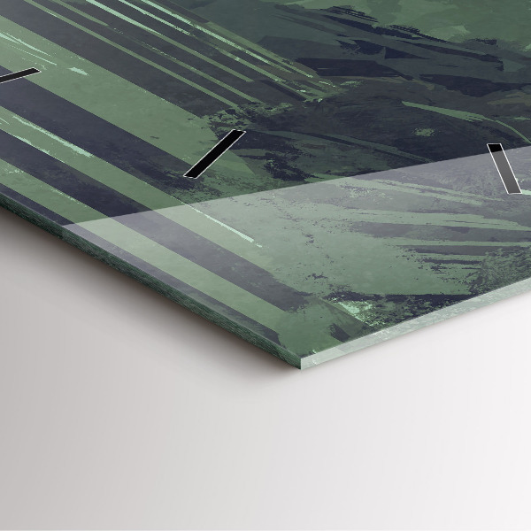 Štvorcové hodiny Samuraj v lese