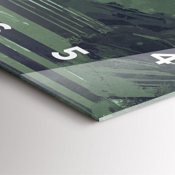 Štvorcové hodiny Samuraj v lese