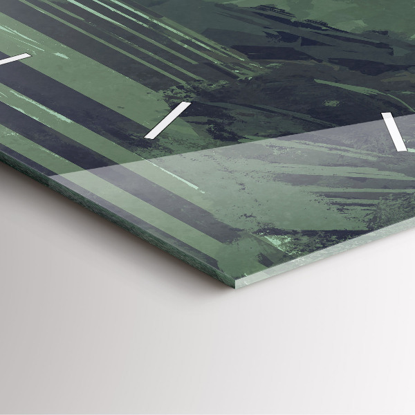 Štvorcové hodiny Samuraj v lese