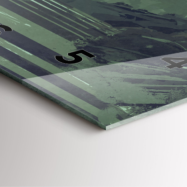 Štvorcové hodiny Samuraj v lese