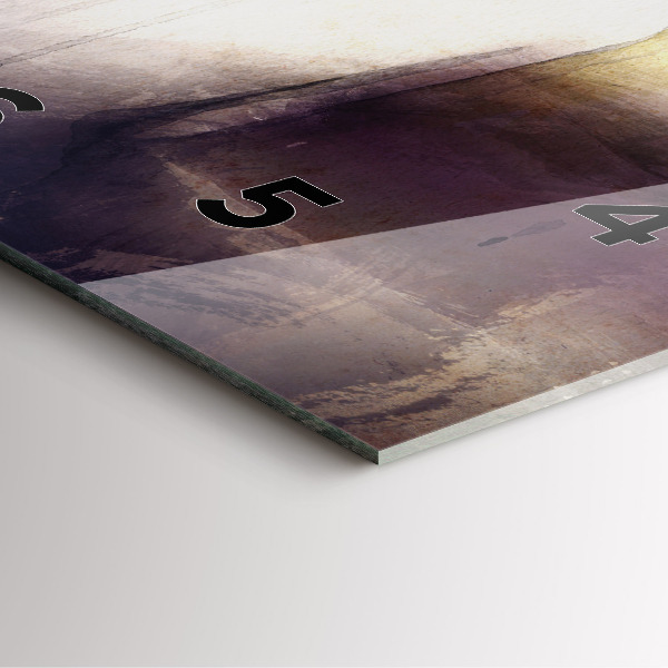 Štvorcové hodiny Abstraktný portrét ženy