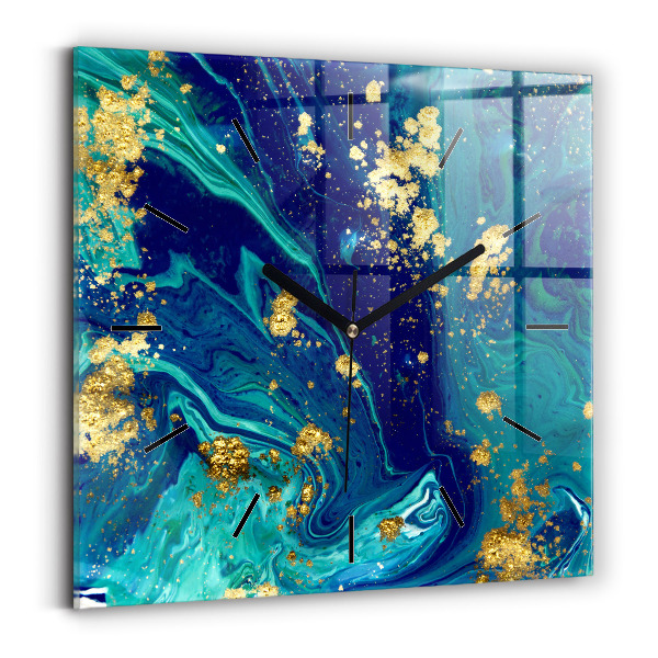 Štvorcové hodiny Moderná abstrakcia