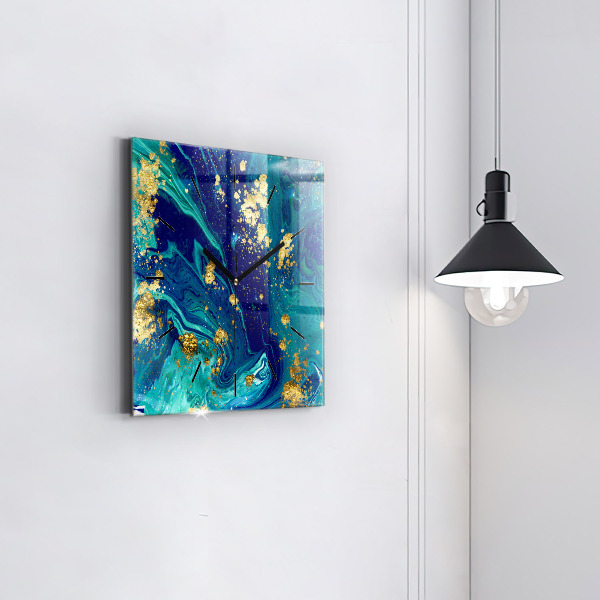 Štvorcové hodiny Moderná abstrakcia