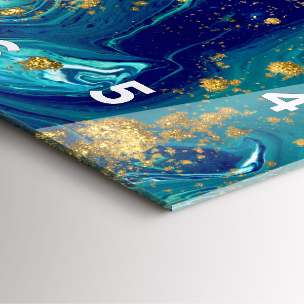 Štvorcové hodiny Moderná abstrakcia