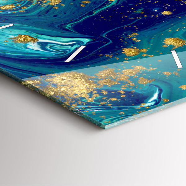 Štvorcové hodiny Moderná abstrakcia