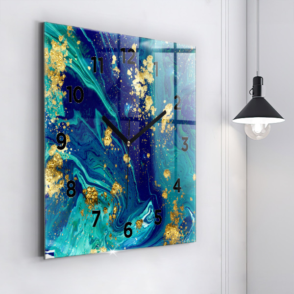 Štvorcové hodiny Moderná abstrakcia